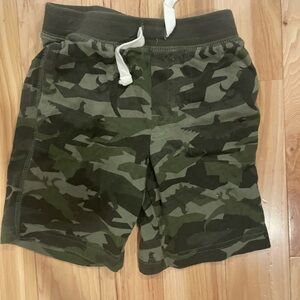 GAP Kids dinosaur Camouflage Green Shorts